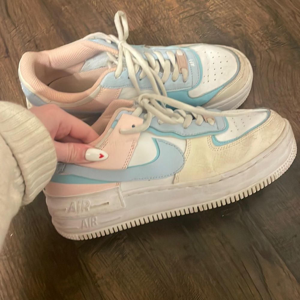 Nike colorful air forces. Size 8.5